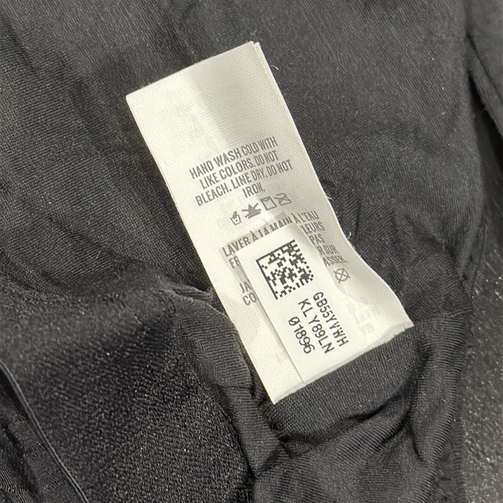 Aerie Black Cropped Tank Top with Built in Bra Liner - M - Picture 5 of 9